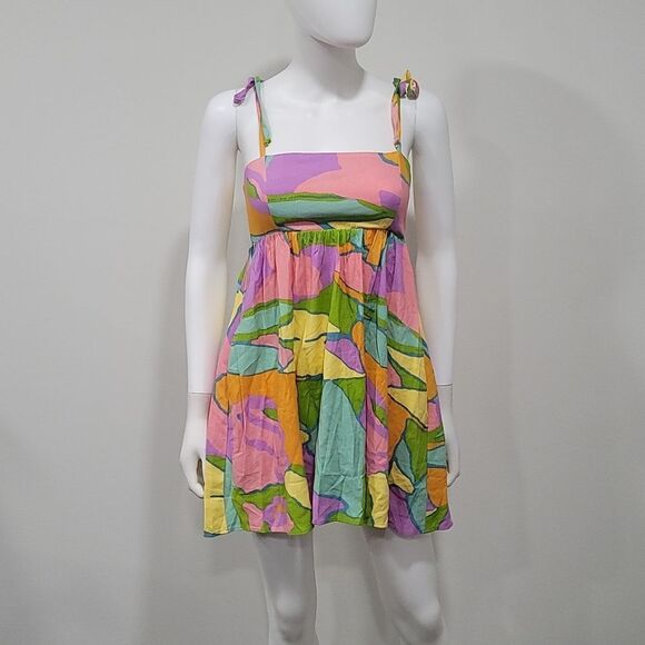 Show Me Your MuMu Gretchen Mini Dress Sz L - Picture 6 of 15